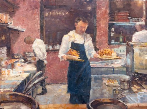 Oil Painting of Done and Plated